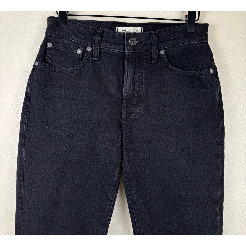 Madewell Mid-Rise Perfect Vintage Jeans Size 25 in Clean Black Wash - Picture 6 of 16
